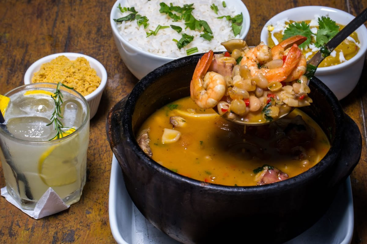 Receita de Feijoada de Frutos do Mar